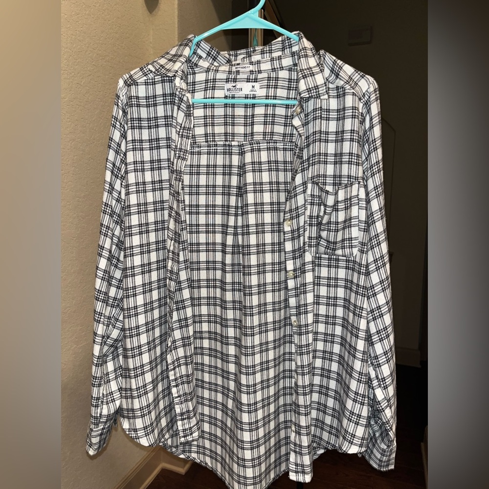 hollister oversized flannel